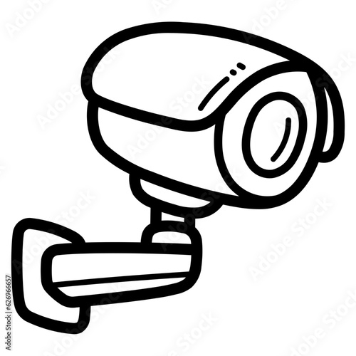 cctv line icon style