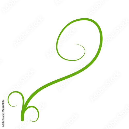 Green Liana Illustration