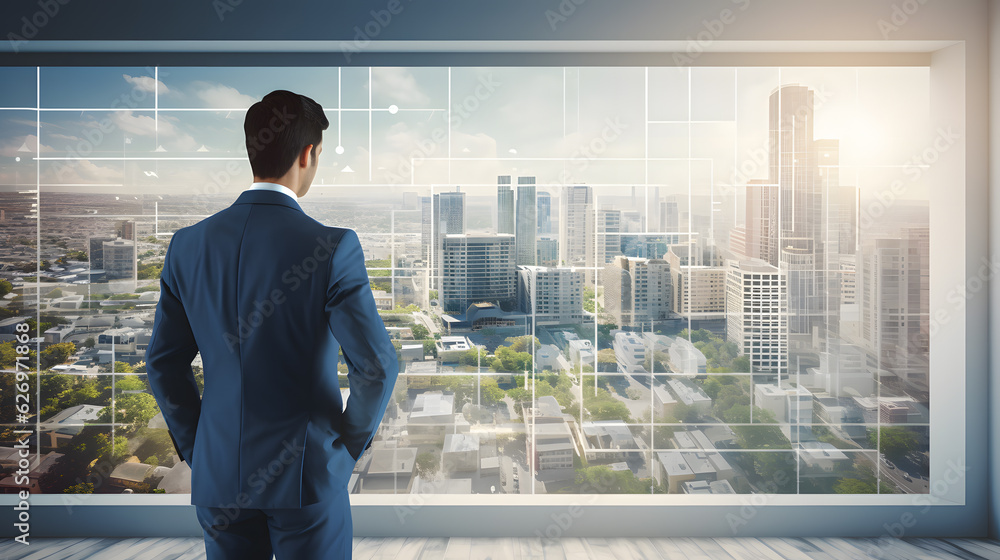 Un promoteur immobilier souhaitant faire des constructions. Un promoteur immobilier souhaitant faire des constructions.