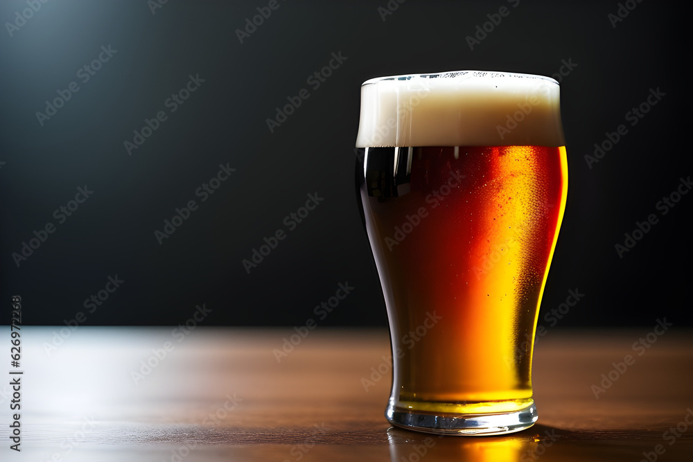 glass of beer Generative AI