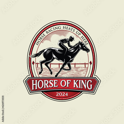 Horse Logo Design. Race Horse logo Inspiration Vector