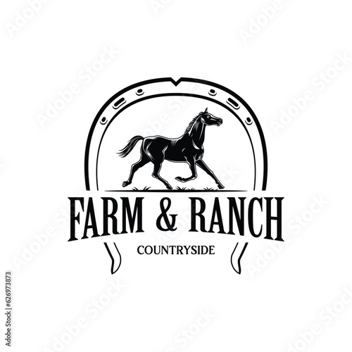 Horse Logo Design. Race Horse logo Inspiration Vector