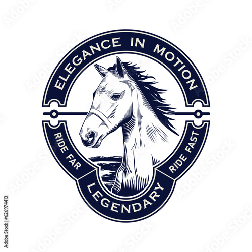 Horse Logo Design. Race Horse logo Inspiration Vector