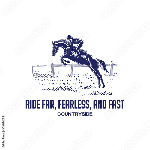 Horse Logo Design. Race Horse logo Inspiration Vector