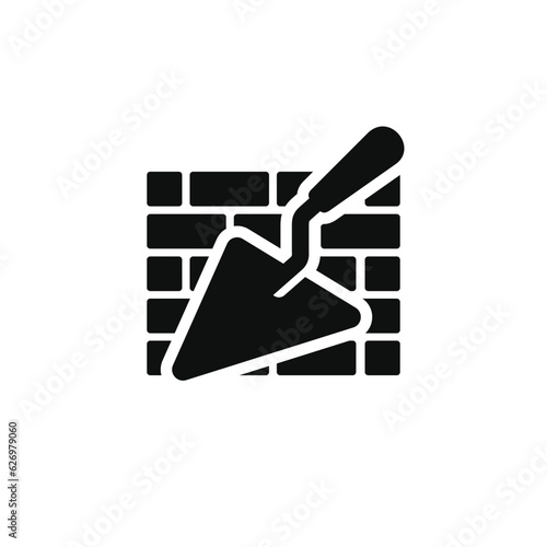 Brickwork icon isolated on white background