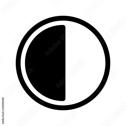 Contrast icon, brightness icon color editable
