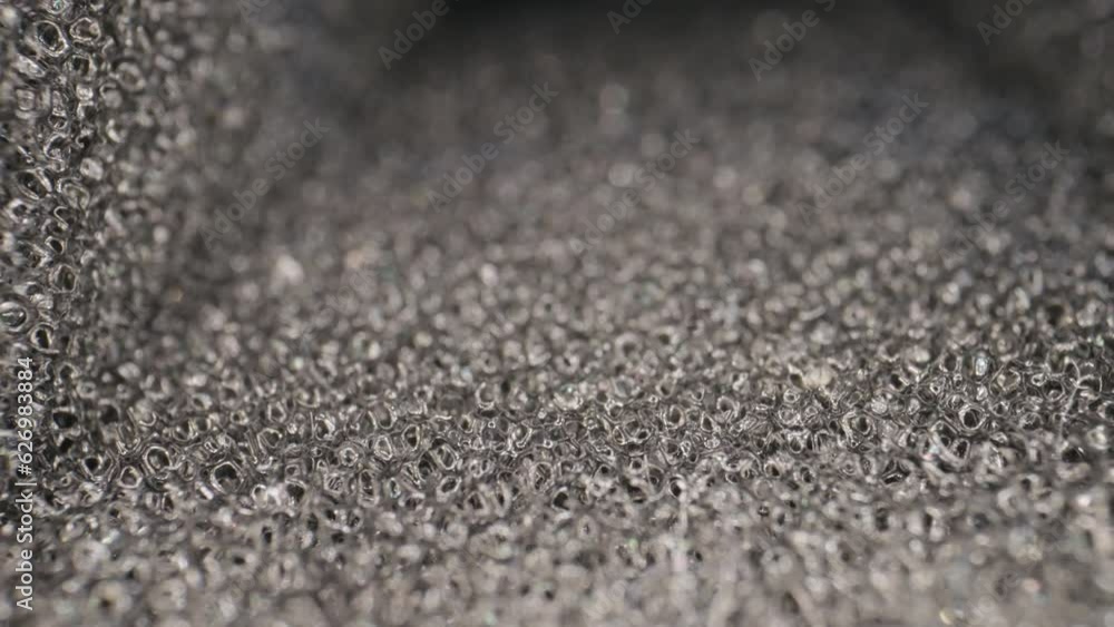 Extreme macro details from sponge foam texture sheet Extreme macro details from sponge foam texture sheet