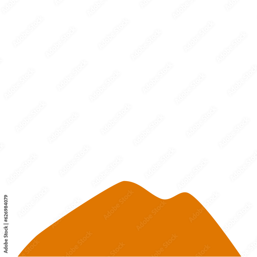 Abstract Mountain Shape