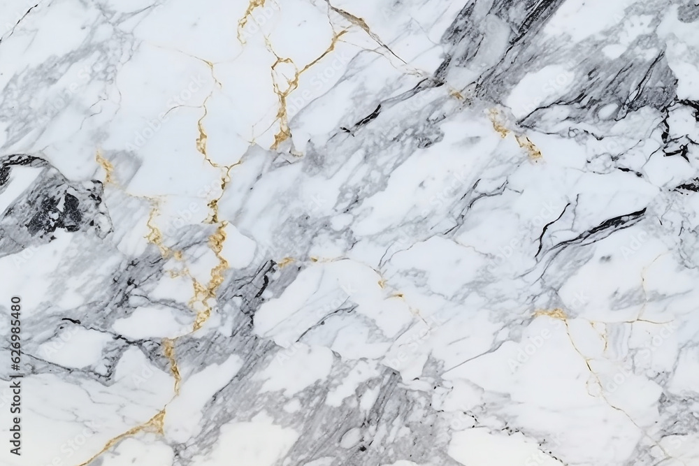 White marble stone texture for decorative.Generative Ai.