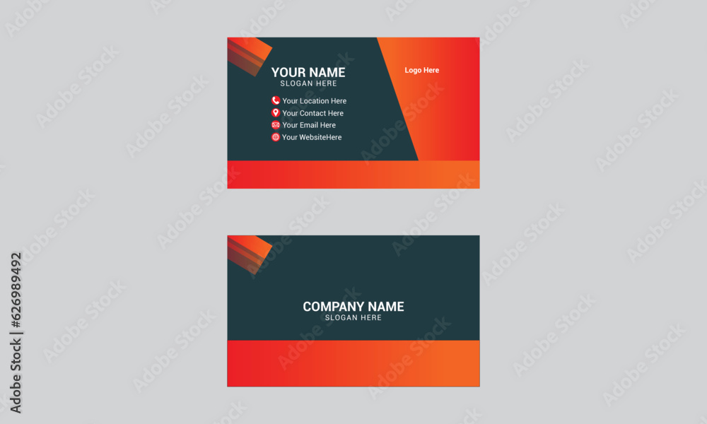 professional and modern business card for printing professional and modern business card for printing