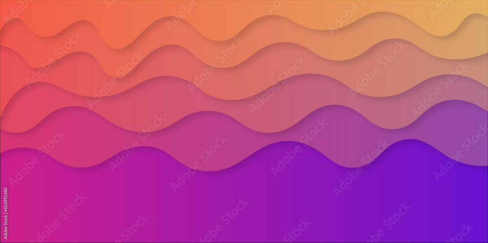 abstract background and paper cut shapes, vector illustration. Abstract Background with Waves Element and Pastel Color abstract background and paper cut shapes, vector illustration. Abstract Background with Waves Element and Pastel Color