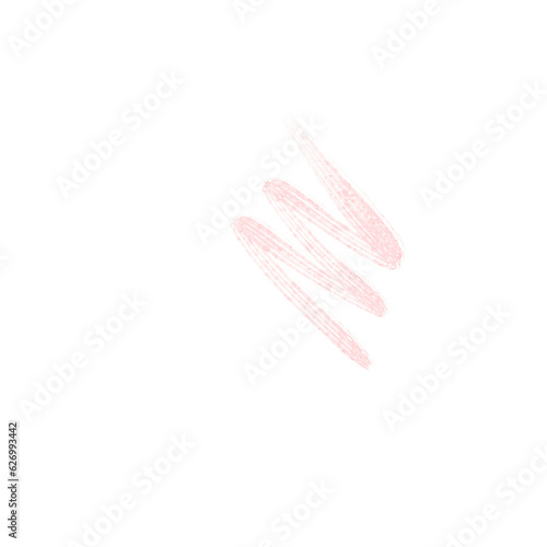 Brush stroke rose gold glitter