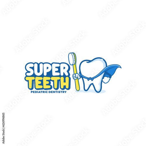 Super Teeth Logo Inspiration for Dental