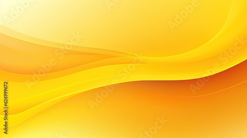 Yellow abstract background with gradient waves, generated by AI