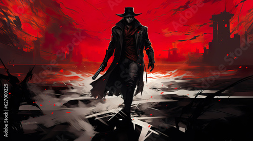Dressed in Shadows: The Gunslinger - Shattered Lines of Mystery