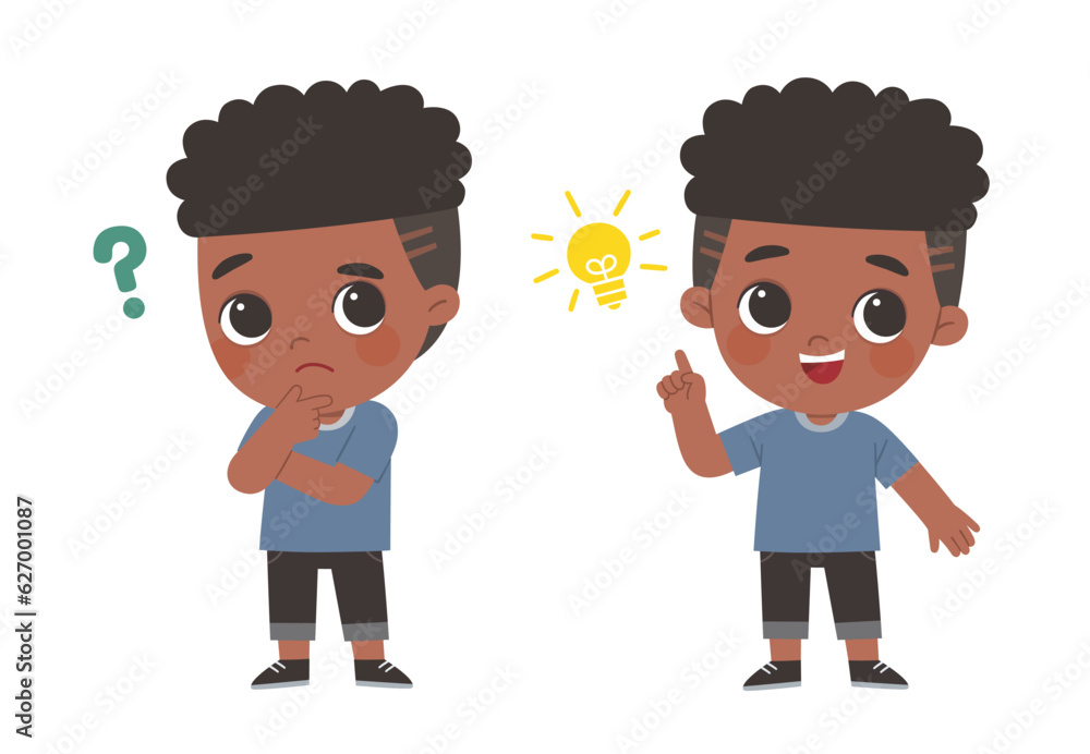 kids thinking idea. Boy posing question and inspiration. kids thinking idea. Boy posing question and inspiration.