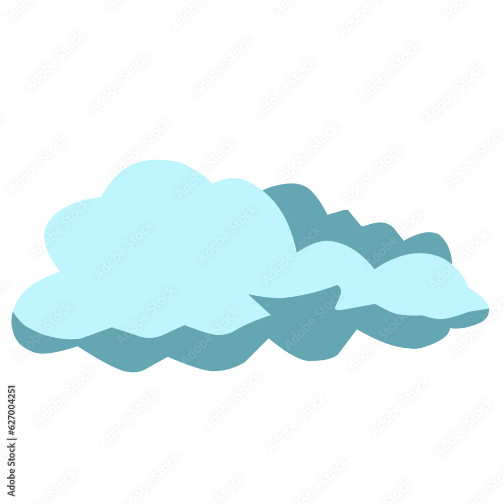 Cloud vector illustration