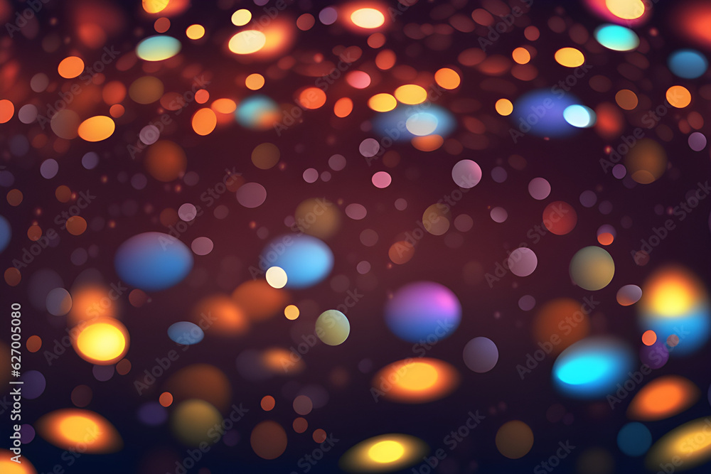 Create bokeh backgrounds with bright, colorful, blurry lights.