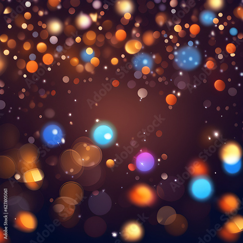 Create bokeh backgrounds with bright, colorful, blurry lights.