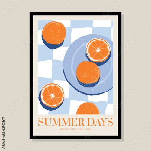 Minimalist hand drawn vector illustration. Art for postcards, branding, logo design, background.