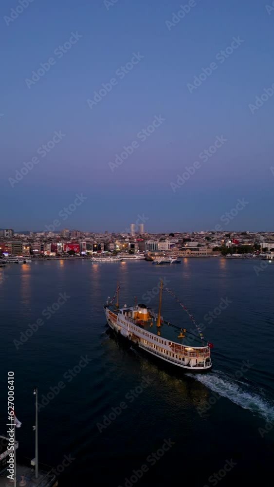 Haydarpasa train station on the Asian part of Istanbul is one of the historic landmarks of the city. Water trail foaming behind a passenger ferry boat in Bosphorus Haydarpasa Train Station in Istanbul Haydarpasa train station on the Asian part of Istanbul is one of the historic landmarks of the city. Water trail foaming behind a passenger ferry boat in Bosphorus Haydarpasa Train Station in Istanbul