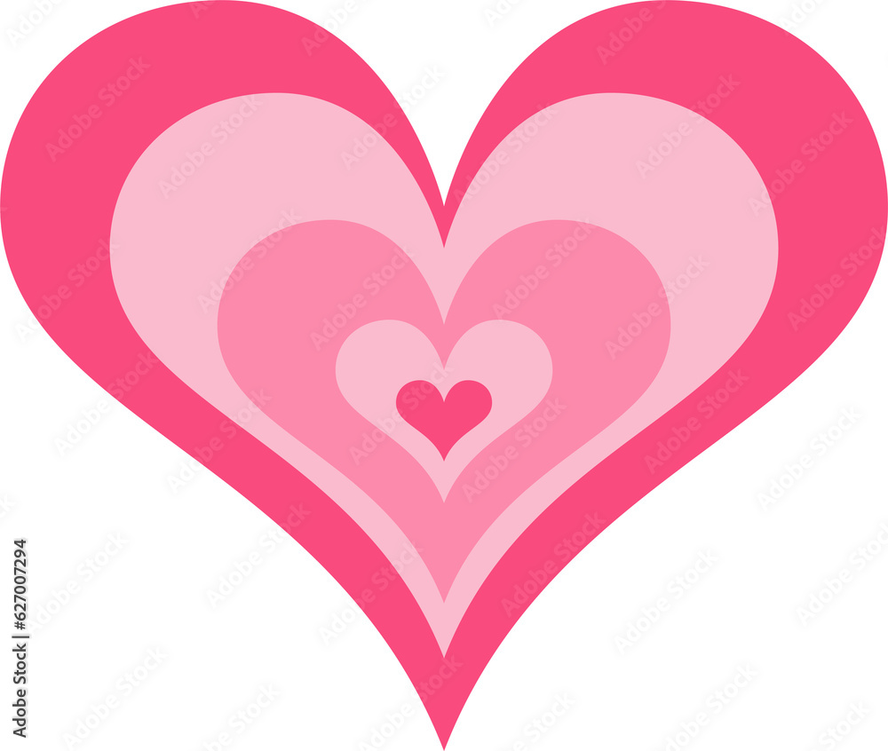 Y2k pink heart. Groovy girly retro shape. Aesthetic trendy design element. Valentine abstract sticker. Y2k pink heart. Groovy girly retro shape. Aesthetic trendy design element. Valentine abstract sticker.