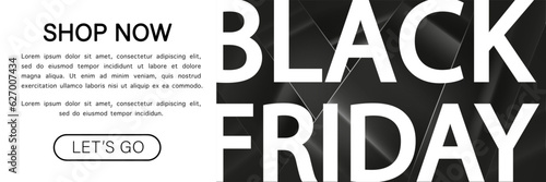 Bannière web pour la Black Friday