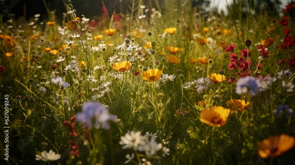 Obraz premium Summer Impression with Flowers