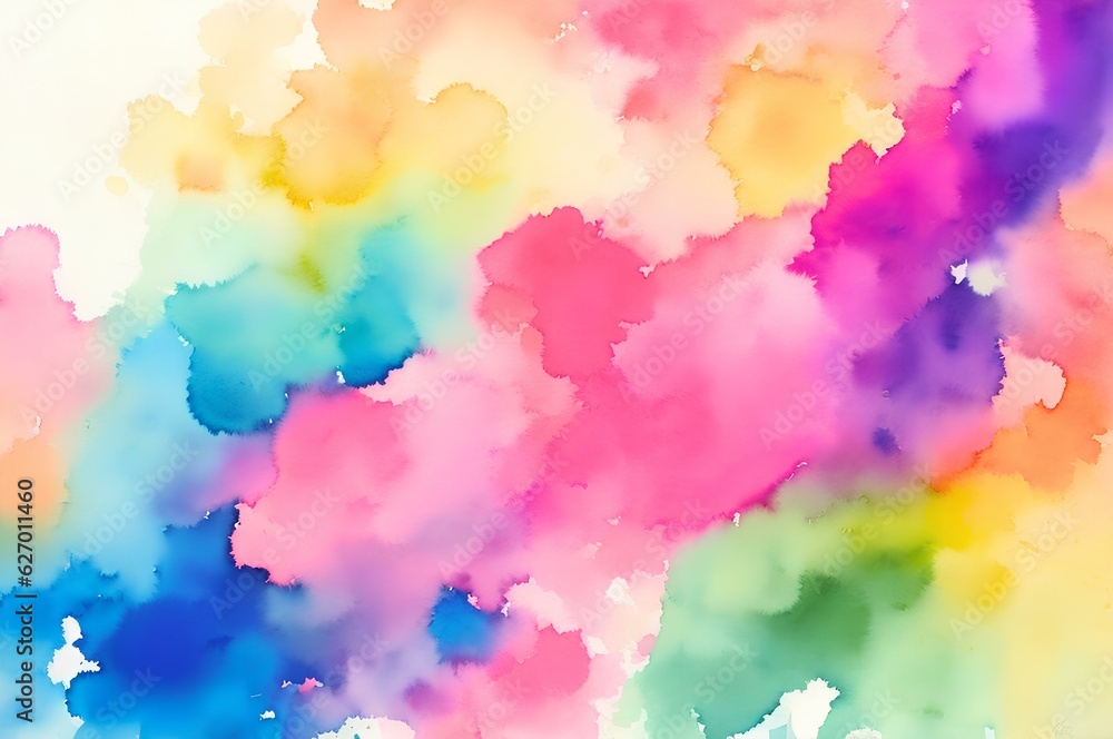abstract colorful painted watercolor background