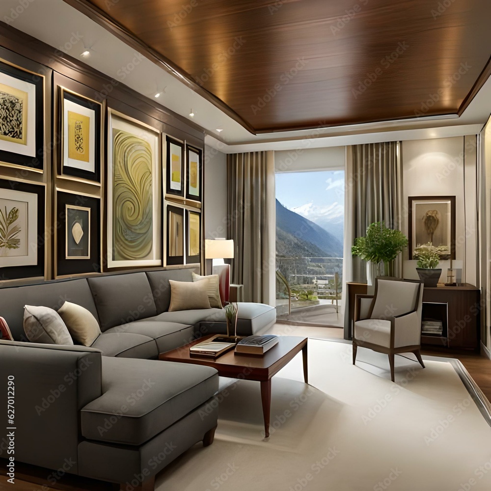 living rooms generative by AI technology living rooms generative by AI technology