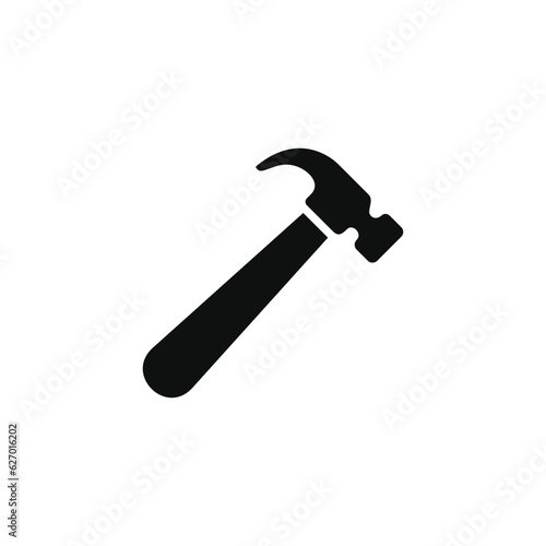 Wallpaper Mural Hammer icon isolated on white background Torontodigital.ca
