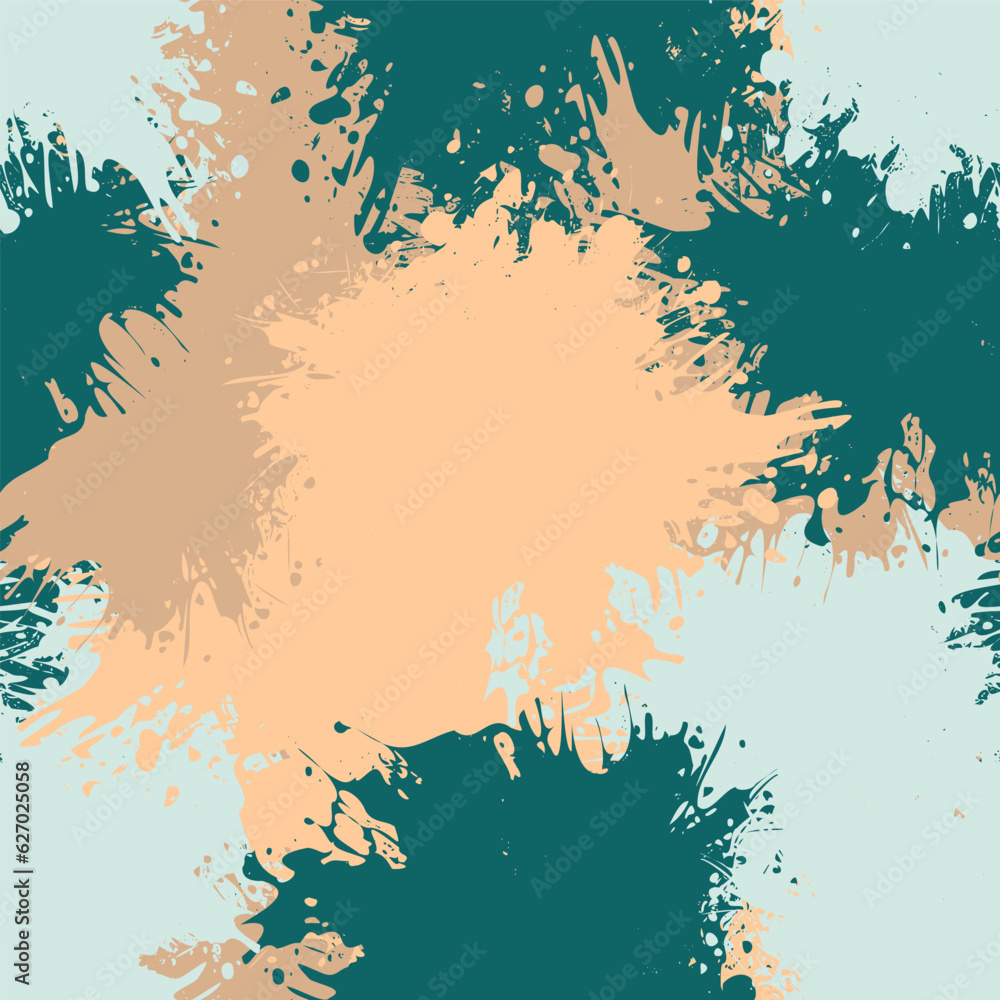 Obraz premium Seamless background of colored splashes and spots