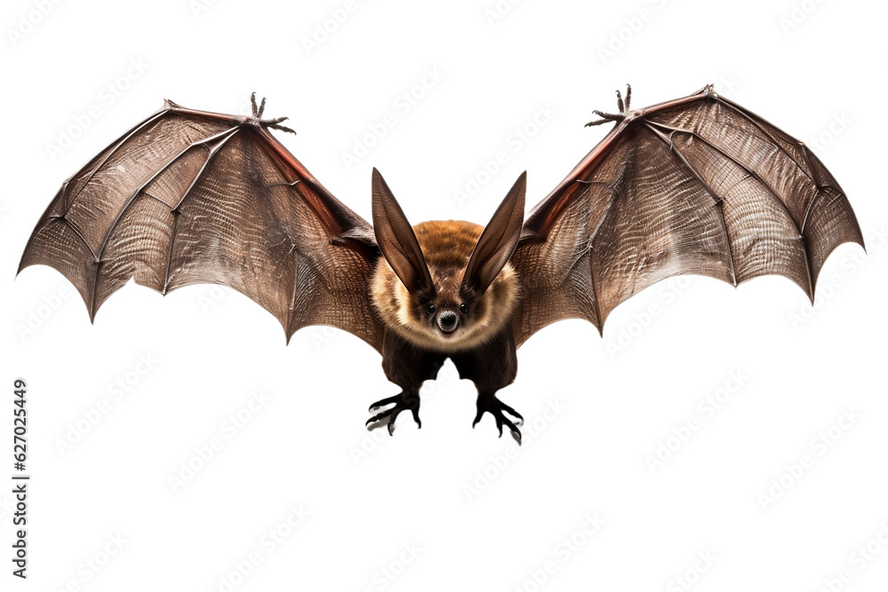 bat on white background