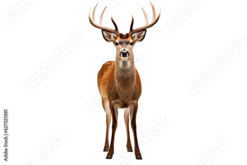 Canvas Print deer isolated on white background