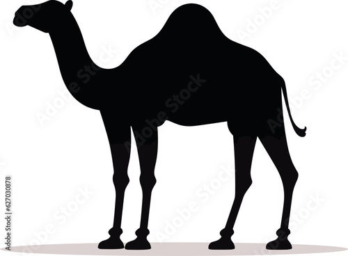 Black Camel Illustration Animal Logo Silhouette