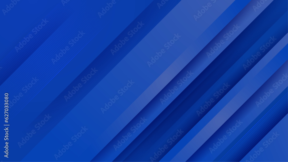 Obraz premium Blue background. space design concept. Decorative web layout or poster, banner.