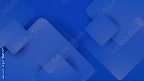 Blue abstract vector long minimal banner. Light neutral background with arrows and copy space for text. Facebook cover, social media header, web banner