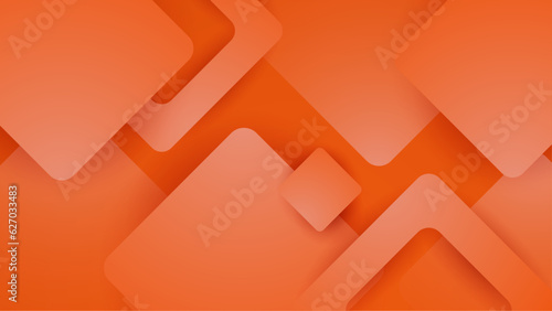 Orange abstract vector long minimal banner. Light neutral background with arrows and copy space for text. Facebook cover  social media header  web banner