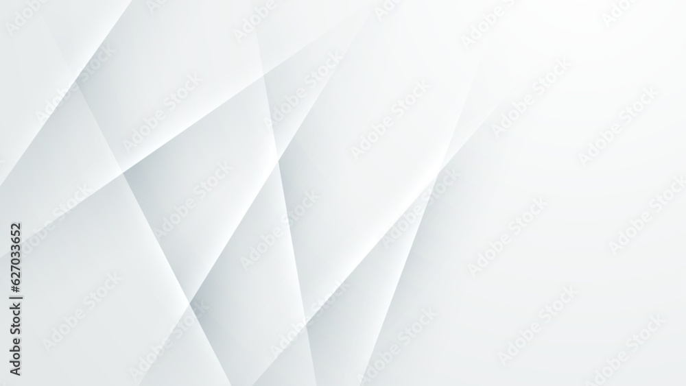Obraz premium Abstract white and gray gradient background. Halftone waves design background.