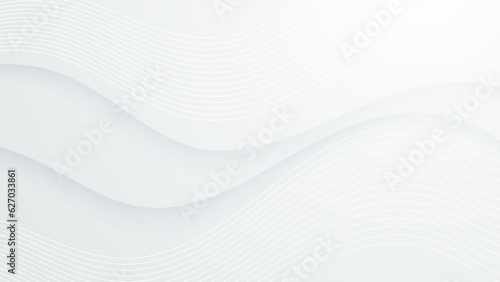 White gray satin texture that is white silver fabric silk panorama background with beautiful soft blur pattern natural.