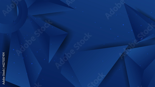 Blue background. space design concept. Decorative web layout or poster, banner.
