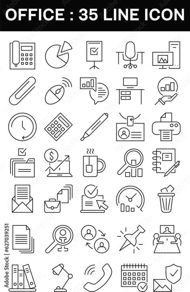 Line Office Icons
Line Office Icons