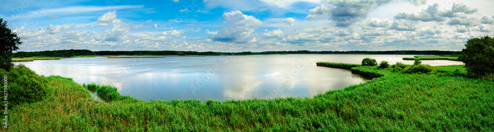 Central European Lake Landscape Central European Lake Landscape