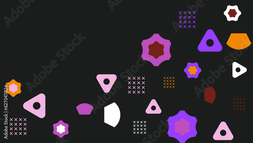 Memphis design elements. Retro funky graphic, 90s trends designs and vintage geometric print illustration element vector collection