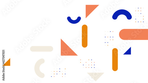 Geometric abstract elements memphis style. Set of funky bold constructivism graphics for posters, flyers. Vector yellow and black minimal shapes for modern cover design
