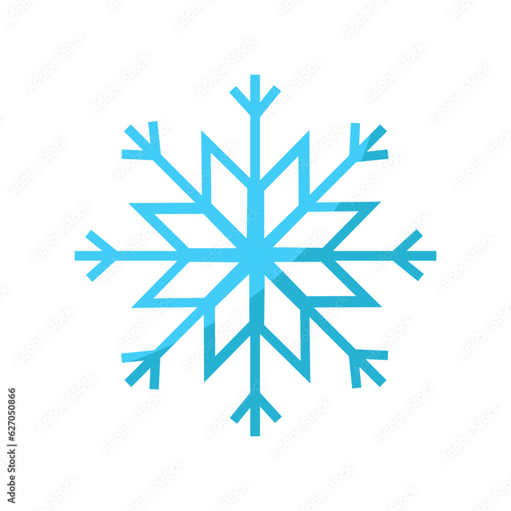Snowflake vector icon isolated on white background. Snowflake vector icon isolated on white background.
