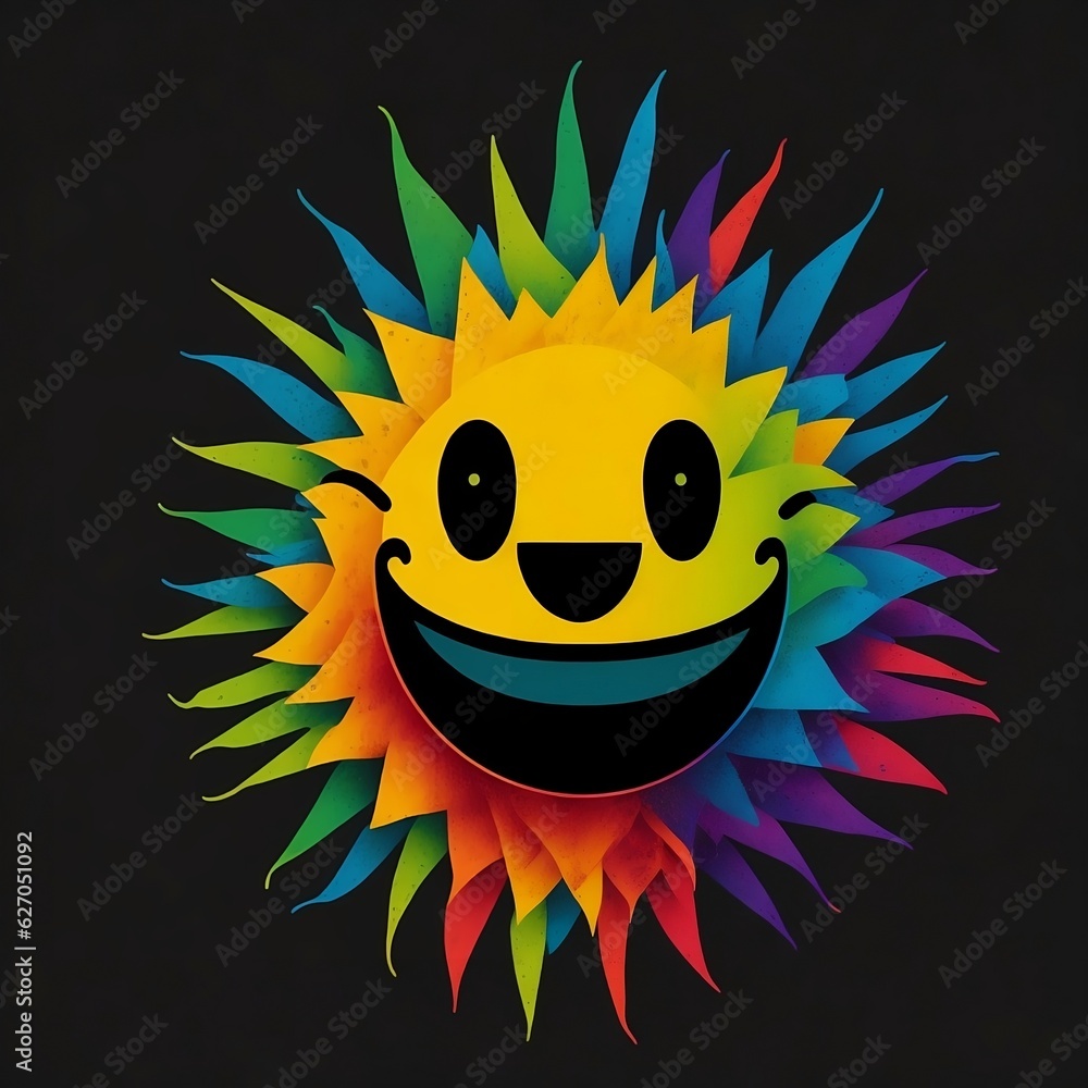 happy sun with a smile happy sun with a smile