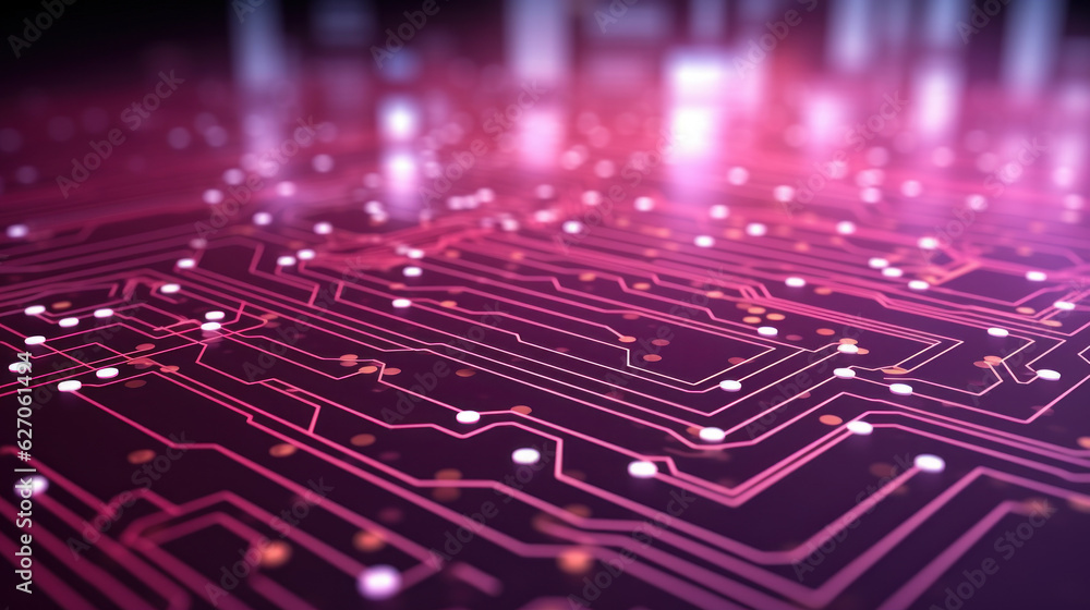 Futuristic Illustration: A Technological Background of Creativity and Innovation. Generative AI Futuristic Illustration: A Technological Background of Creativity and Innovation. Generative AI