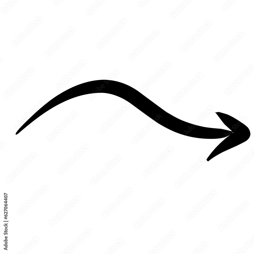 Hand drawn arrow vector Hand drawn arrow vector