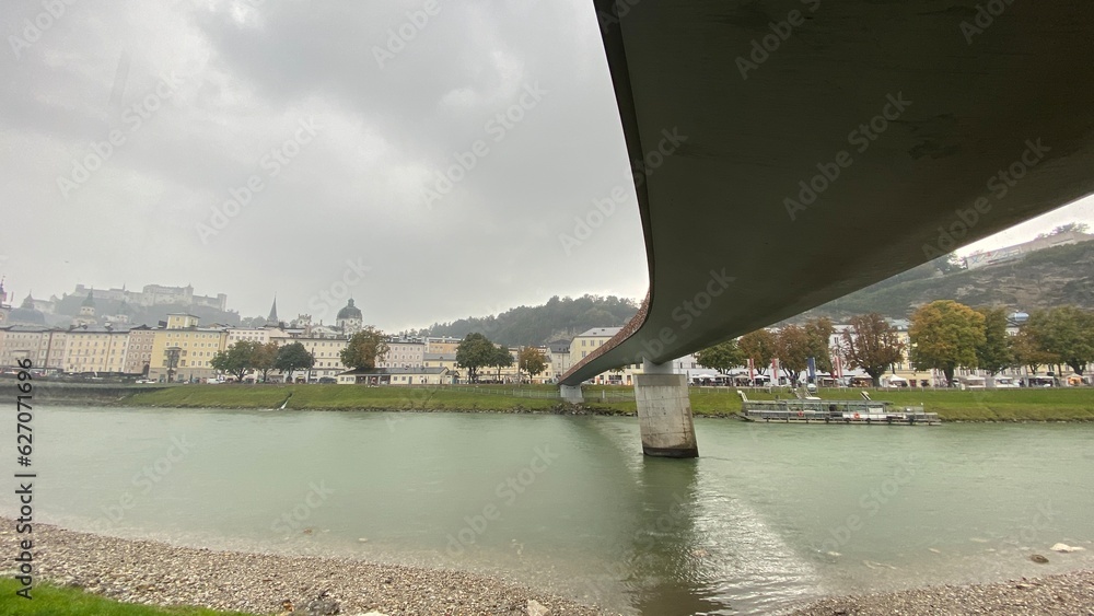 bridge over the river in Austria, EUROPE